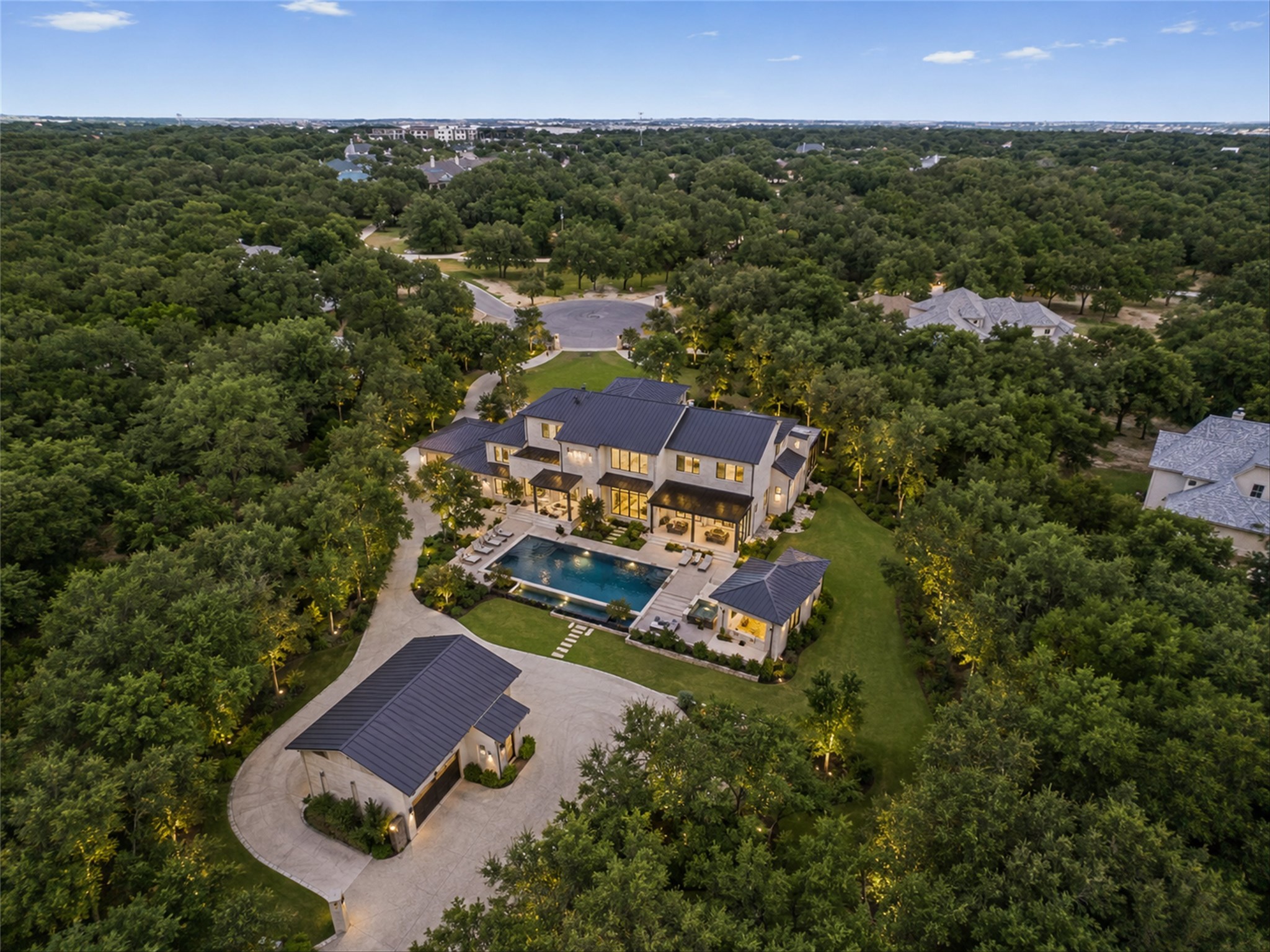 120 East Rustle Cove Georgetown, TX 78628 - Photo 25 of 25 an aerial view of house with yard swimming pool and outdoor seating