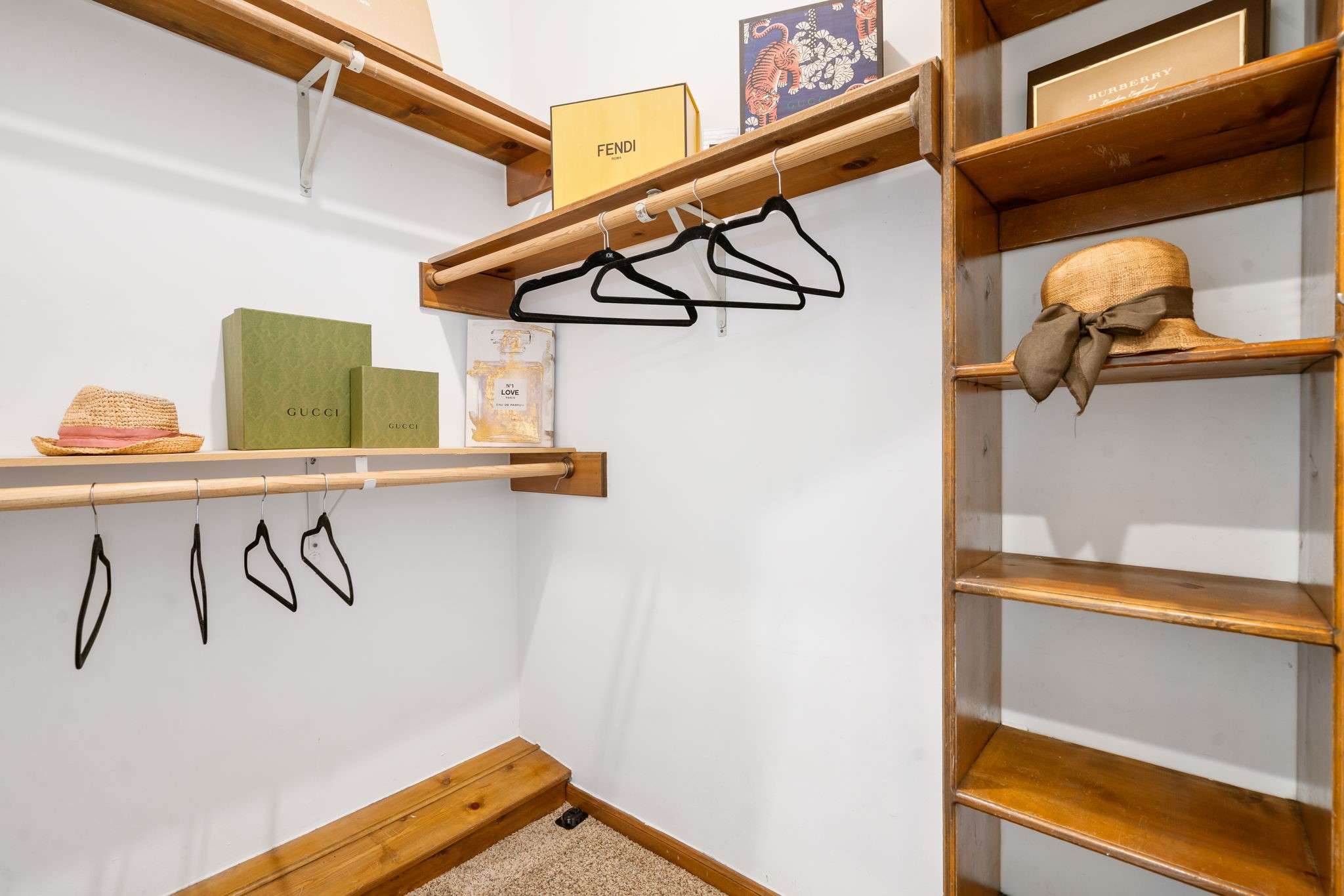 6403 Willow Pine Drive Spring, TX 77379 - Photo 24 of 40 Enjoy organization with this large walk-in closet featuring custom shelving for your wardrobe.