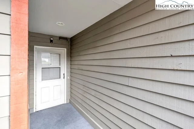 a view of front door