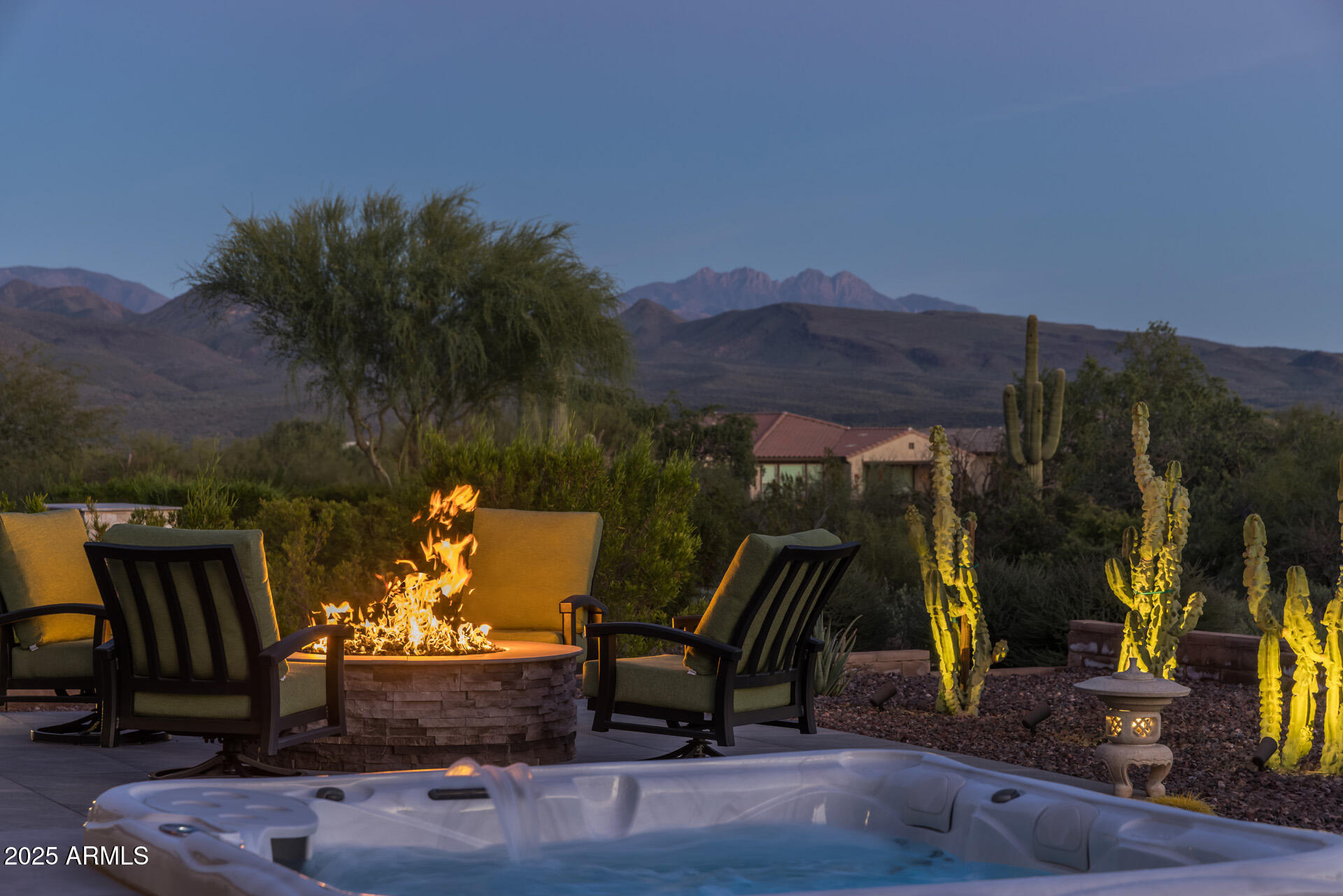 2) VIEW FROM BACKYARD