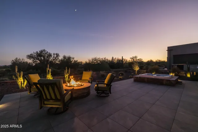 a view of a lake with outdoor space