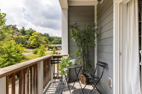 a view of outdoor space and porch