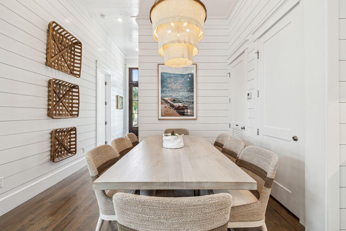9 Honor Ln Inlet Beach Inlet Beach, FL 32461 - Photo 13 of 55 a dining room with furniture and wooden floor
