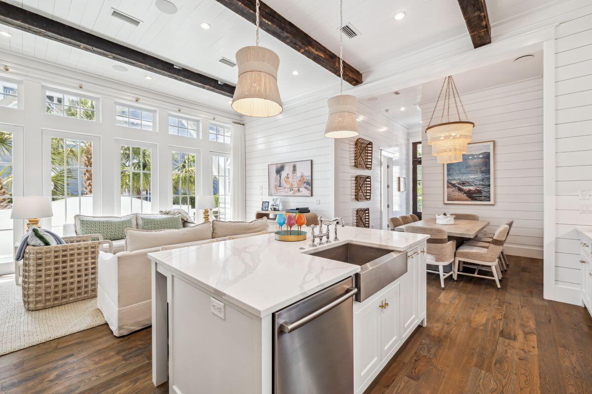 9 Honor Ln Inlet Beach Inlet Beach, FL 32461 - Photo 7 of 55 a kitchen with a sink appliances and wooden floor