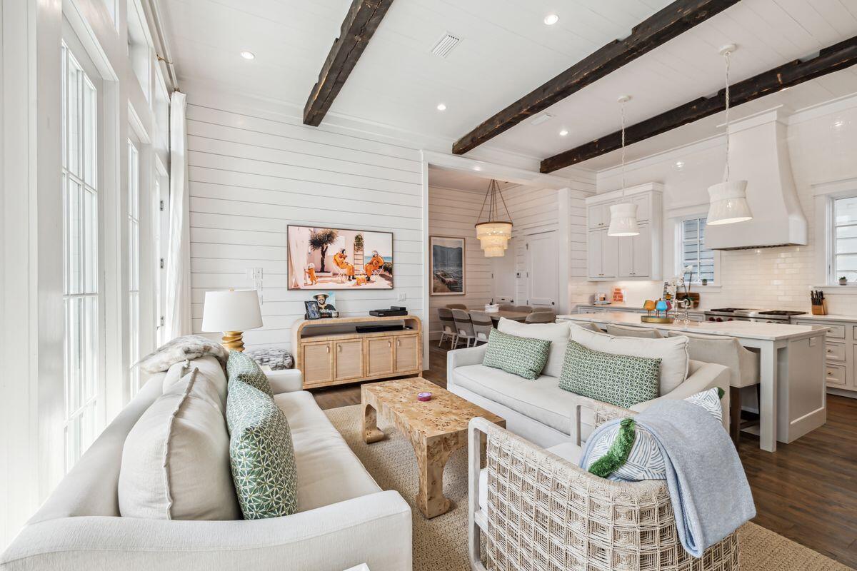 9 Honor Ln Inlet Beach Inlet Beach, FL 32461 - Photo 9 of 55 a living room with furniture and a flat screen tv