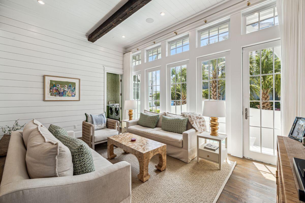 9 Honor Ln Inlet Beach Inlet Beach, FL 32461 - Photo 10 of 55 a living room with furniture and a large window