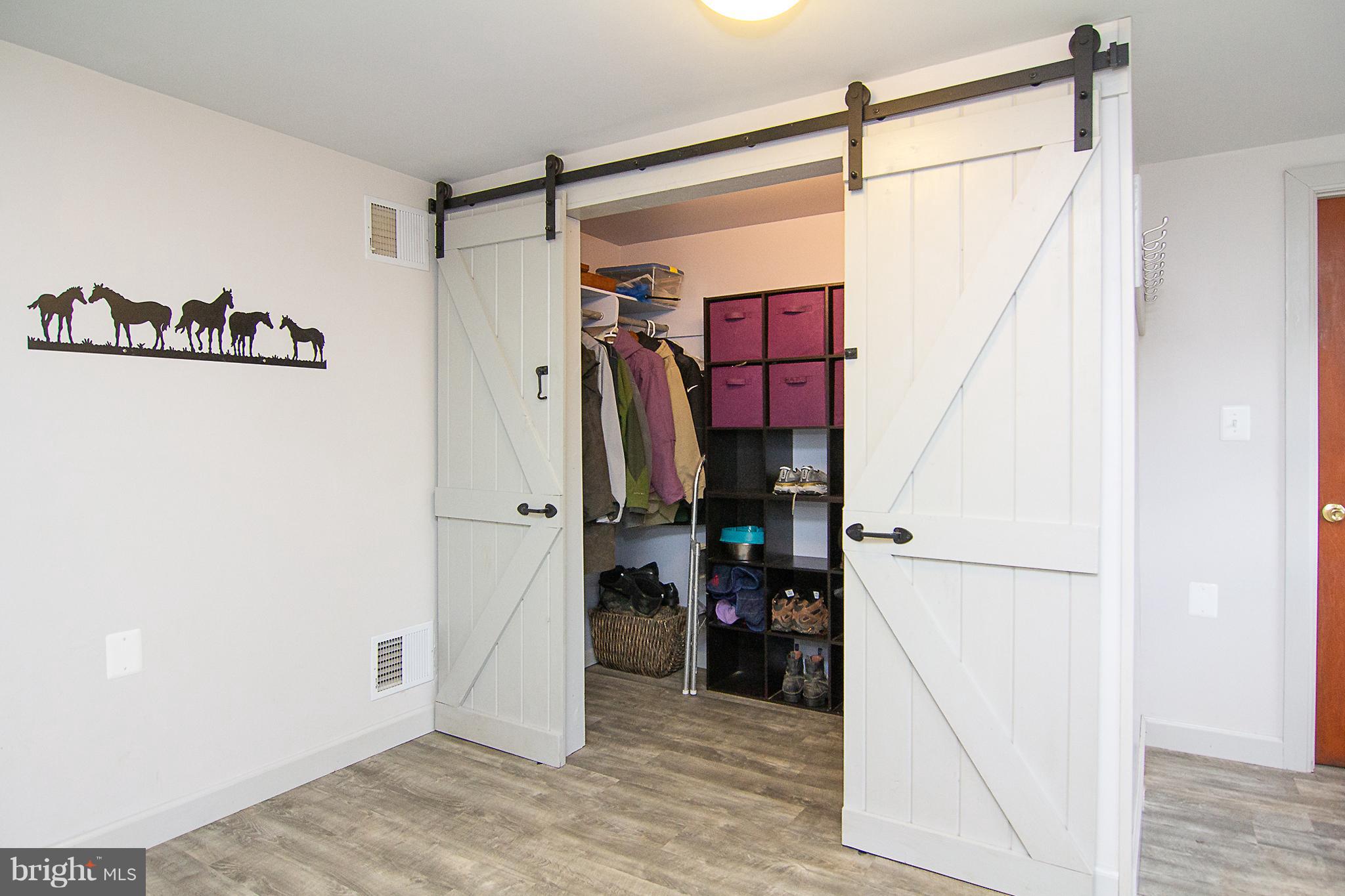 17106 Frederick Road Mount Airy, MD 21771 - Photo 22 of 46 The Barn Doors opens to a HUGE CLOSET!BONUS!
