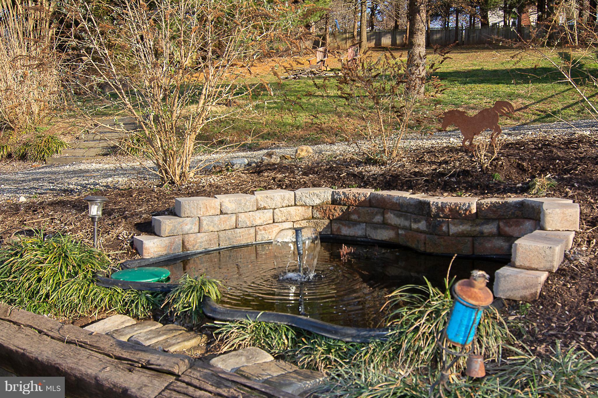 17106 Frederick Road Mount Airy, MD 21771 - Photo 43 of 46 Peaceful fountain