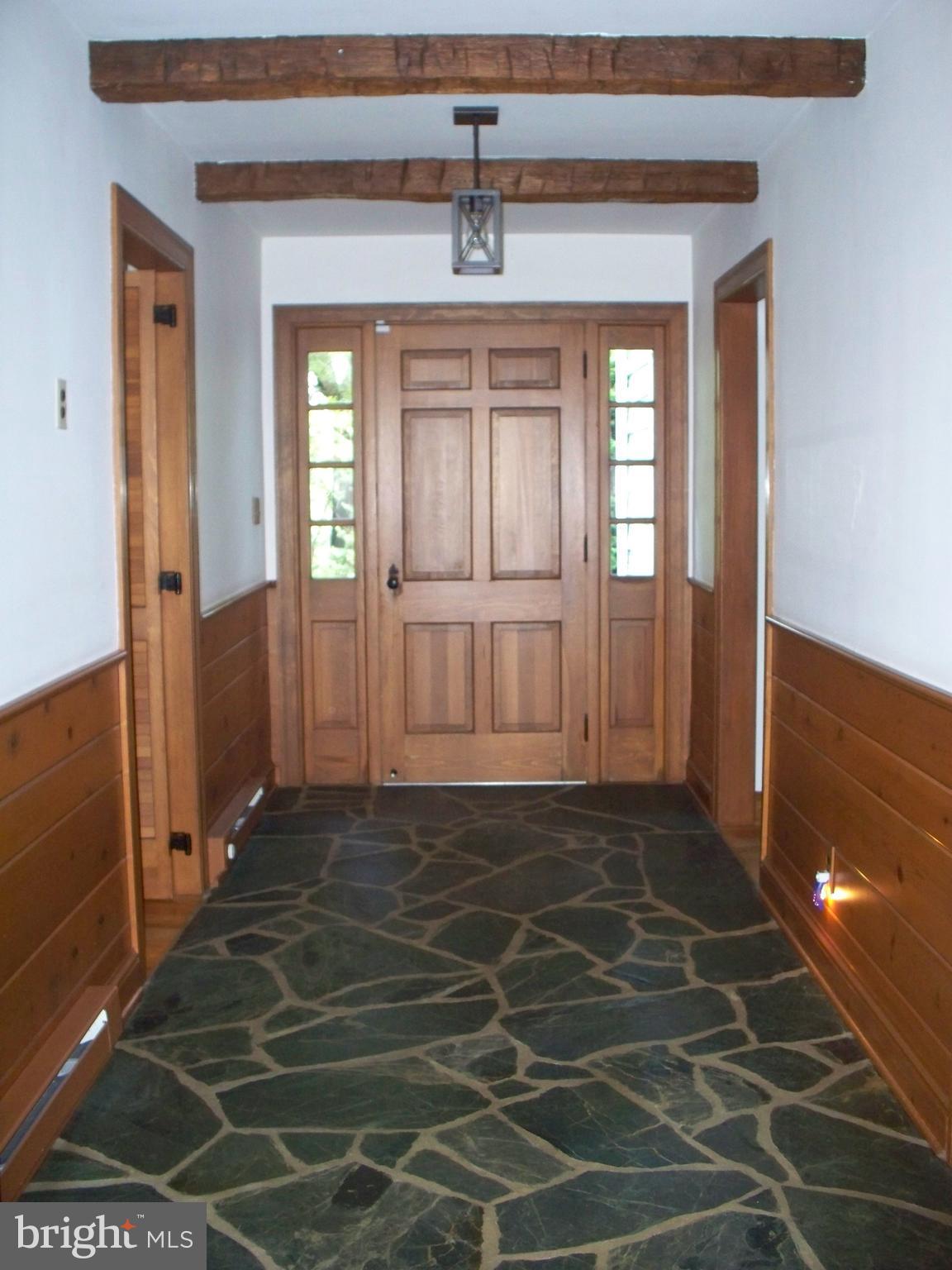303 St Marys Road Pylesville, MD 21132 - Photo 7 of 30 Entrance Hallway - view of green marble floor