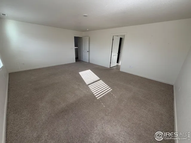 a view of an empty room