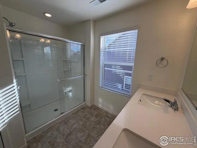 a view of bathroom with shower
