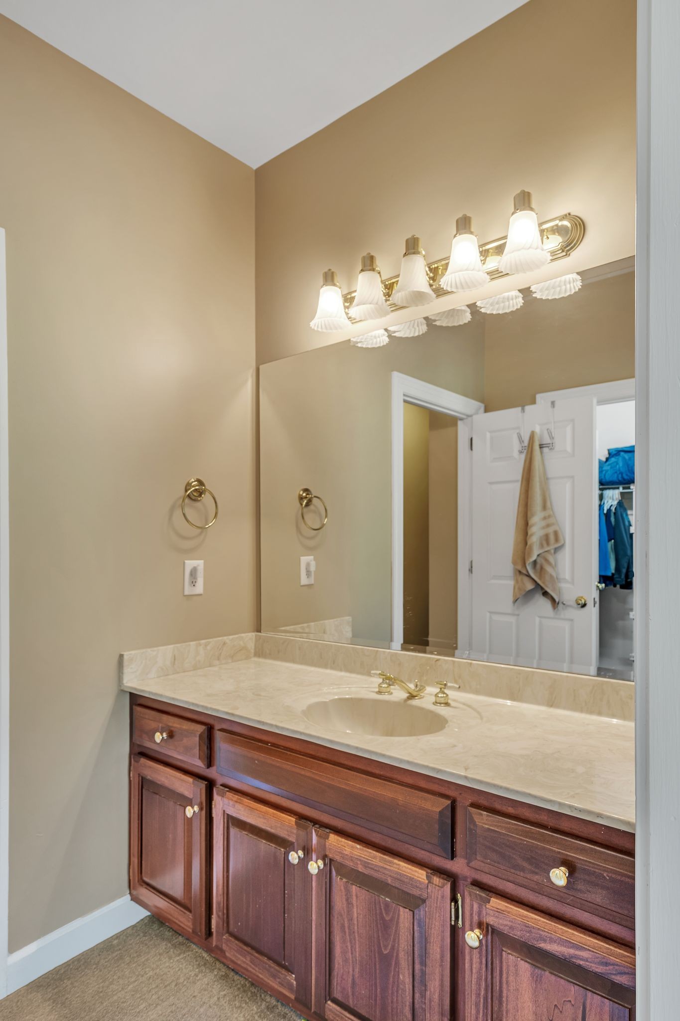 1651 Lawrence Lane Springfield, TN 37172 - Photo 35 of 56 a bathroom with a sink and a mirror