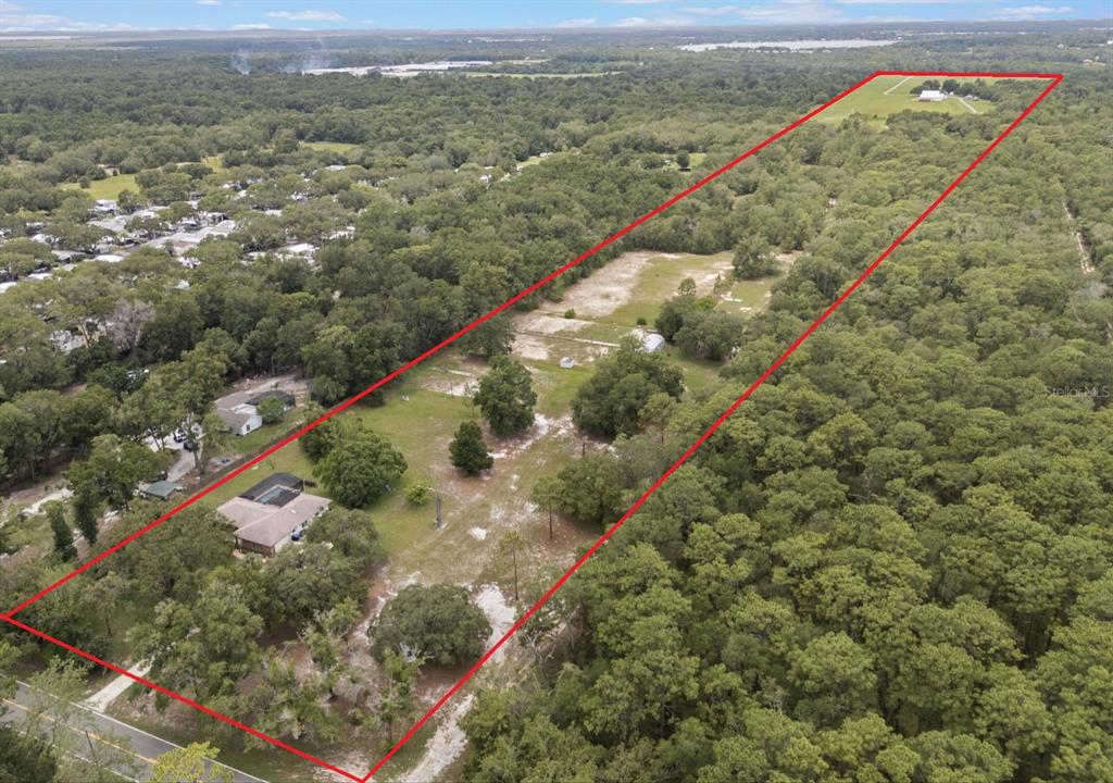 5226 Round Lake Road Apopka, FL 32712 - Photo 3 of 6 a view of a yard with a lush green forest