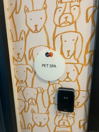 a view of a hallway with entryway