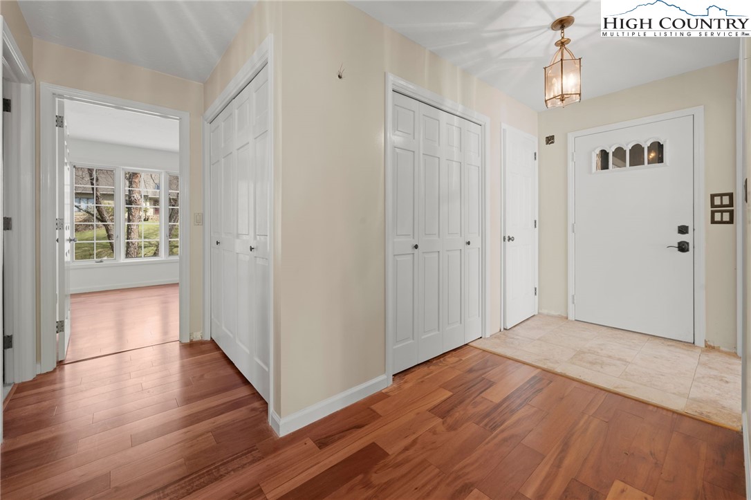 304 Glendale Drive Boone, NC 28607 - Photo 16 of 50 a view of hallway with wooden floor