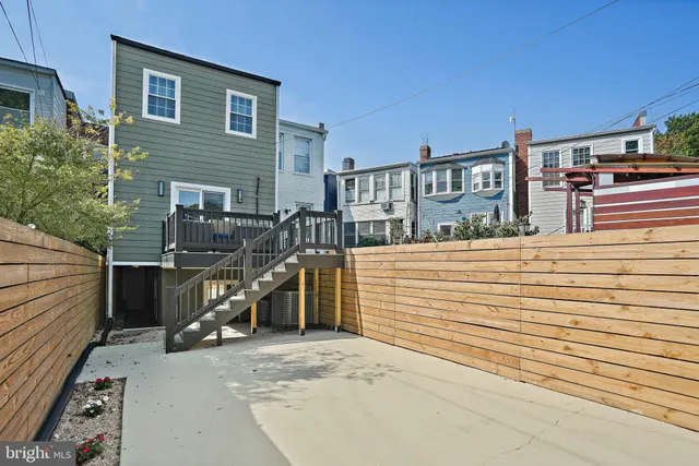 a view of water fountain in front of building
