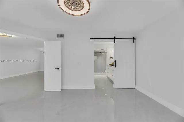 a view of empty room