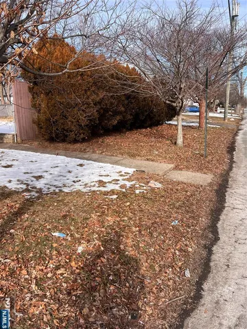 a street view covered with snow