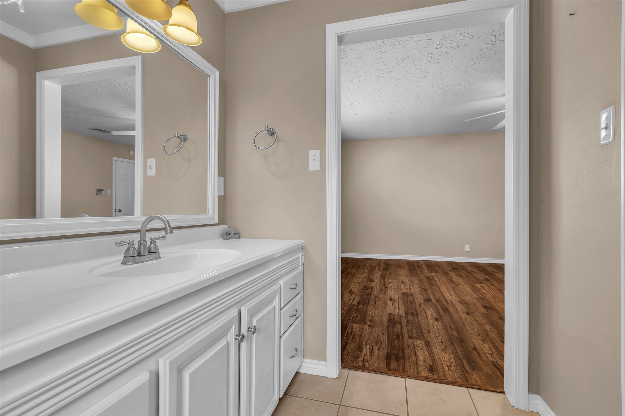 23826 Farm Hill Drive Spring, TX 77373 - Photo 28 of 38 a bathroom with a sink and a mirror