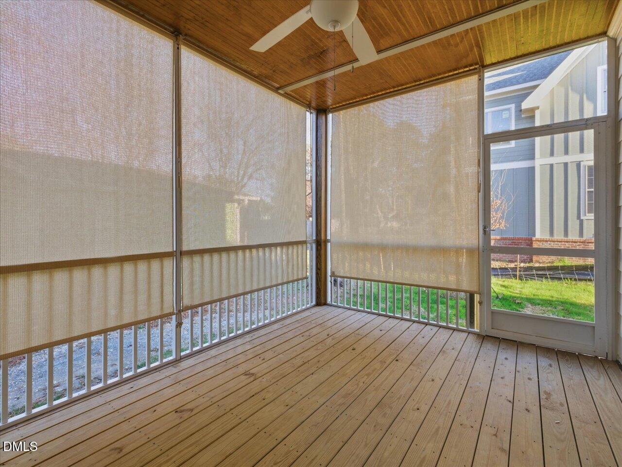 2312 Broad Street Durham, NC 27704 - Photo 23 of 53 a view of porch with wooden floor