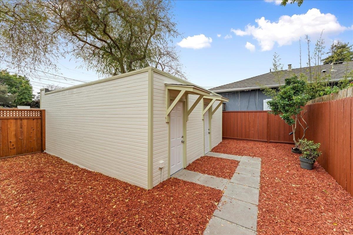 2717 Mabel Street Berkeley, CA 94702 - Photo 47 of 59 View of shed with a fenced backyard