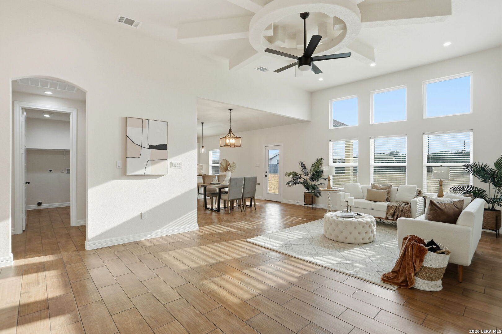 100 West Short Meadow Drive Lytle, TX 78052 - Photo 10 of 51 a living room with furniture and a large window