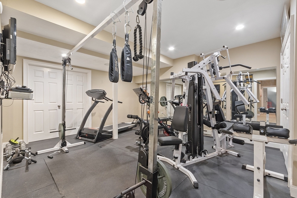 142 Pope Road Acton, MA 01720 - Photo 37 of 42 a view of a room with gym equipment
