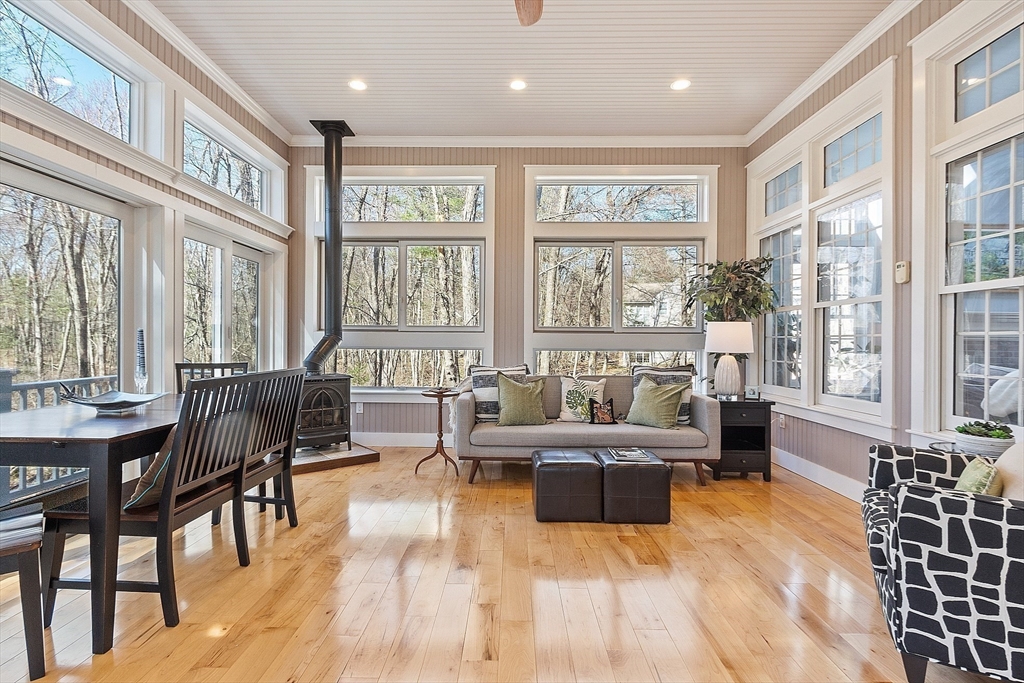 142 Pope Road Acton, MA 01720 - Photo 10 of 42 a living room with furniture and large windows