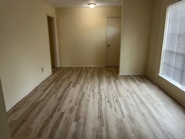 a view of wooden floor in a room