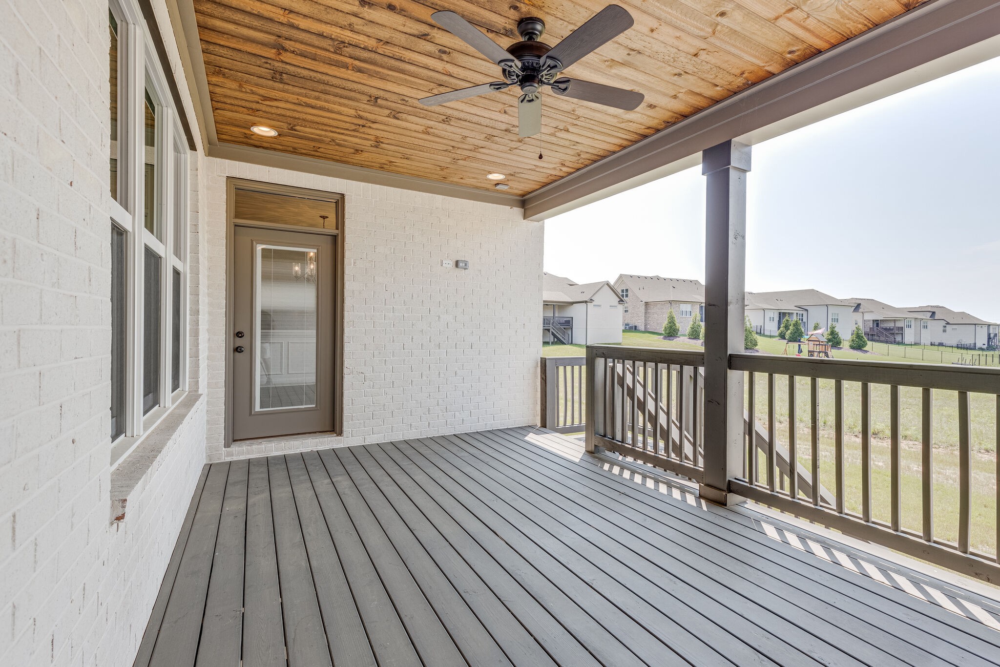 1029 Abbey Rd Way Spring Hill, TN 37174 - Photo 49 of 51 a view of a balcony with wooden floor