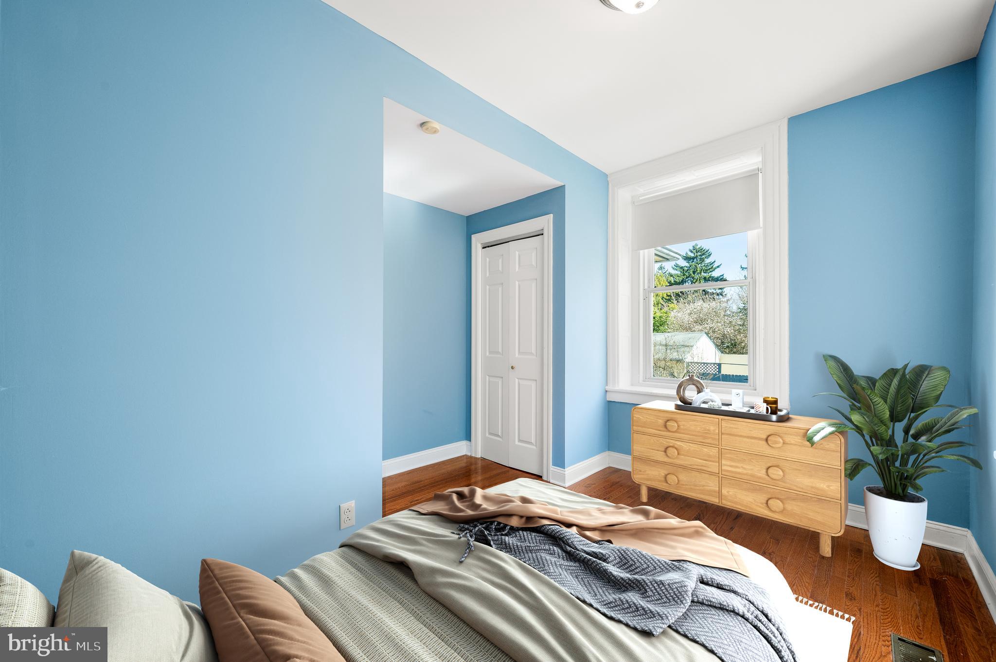 519 Walnut Lane, Unit 1 Swarthmore, PA 19081 - Photo 23 of 31 Virtual staging of bedroom 3