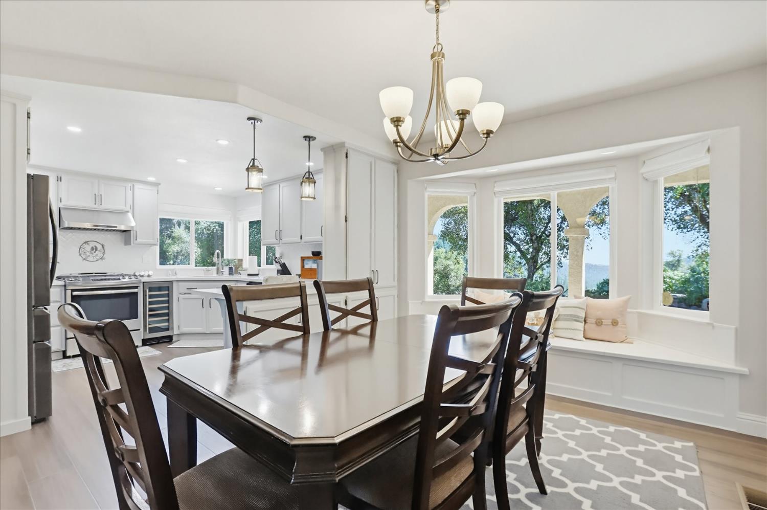 18639 Fay Ridge Court Grass Valley, CA 95949 - Photo 21 of 99 a view of a dining room with furniture window and wooden floor