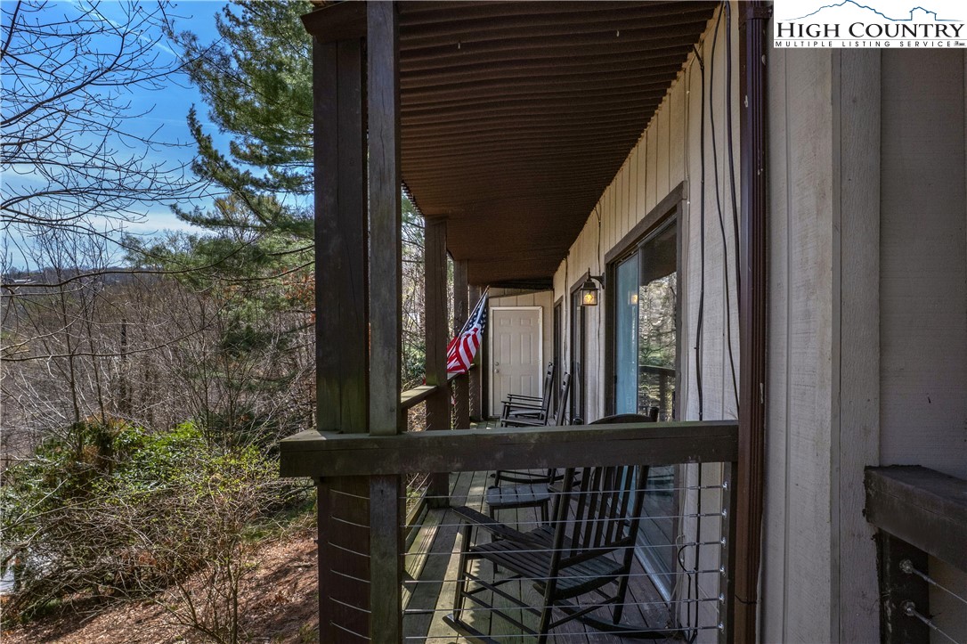 103 Mid Holiday Lane, Unit 115D Beech Mountain, NC 28604 - Photo 17 of 25 a view of balcony and patio