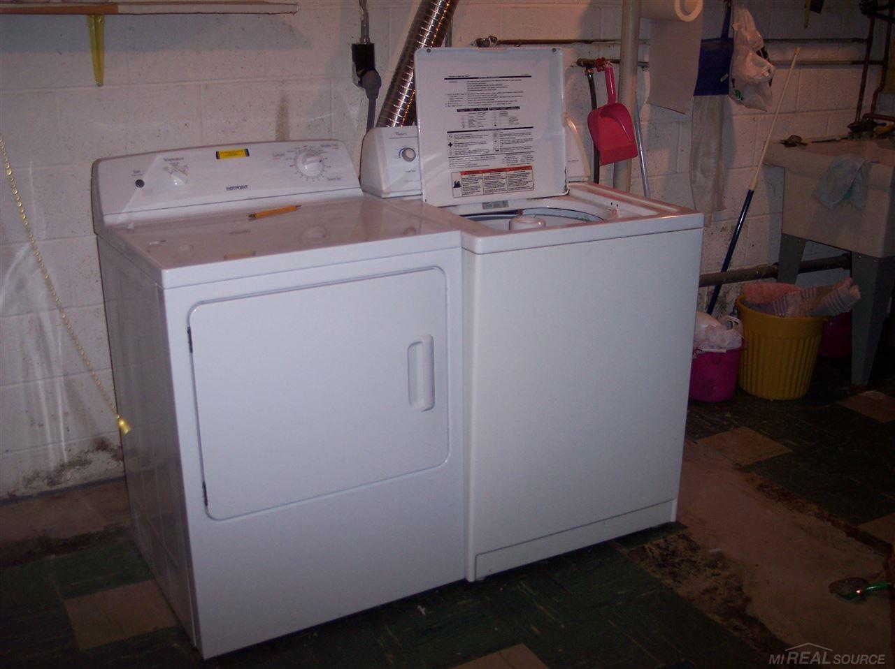 120 Riverside Drive Mount Clemens, MI 48043 - Photo 25 of 31 Basement Laundry