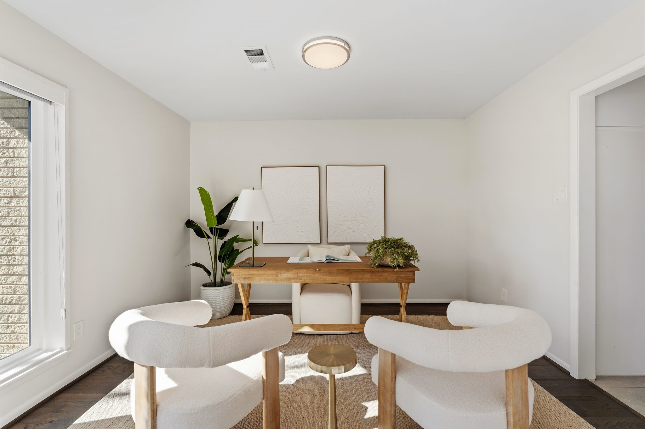 5706 Ariel Street Houston, TX 77096 - Photo 10 of 31 *another view of what's currently being shown as an office space between the kitchen and dining room.