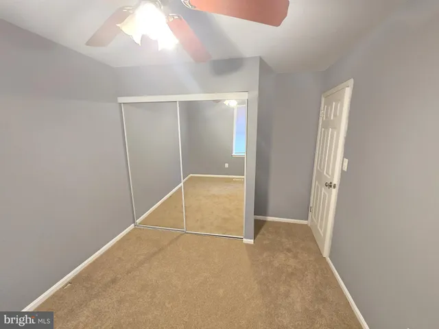 an empty room with an entryway