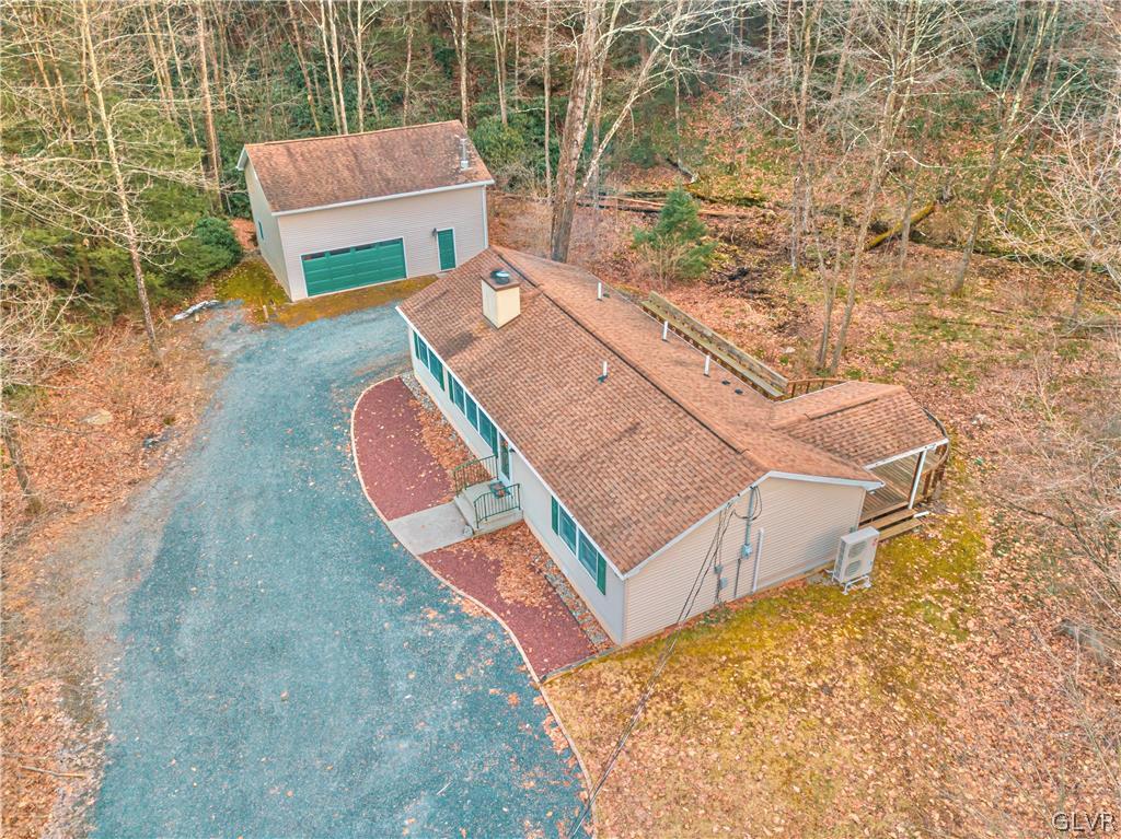 419 Merwinsburg Road Effort, PA 18330 - Photo 26 of 32 view of a wooden house with a yard