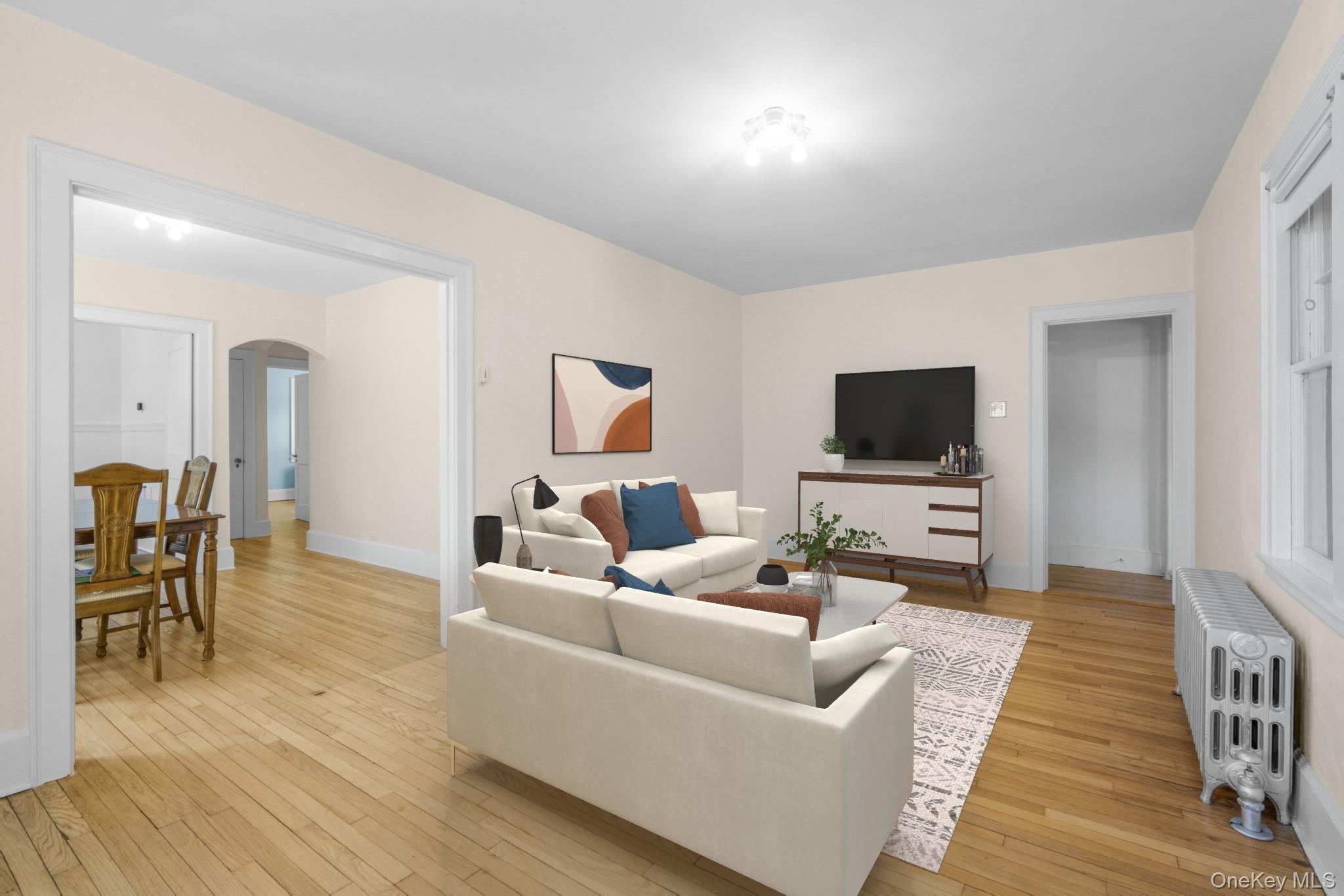 42 Crestview Street New Rochelle, NY 10801 - Photo 12 of 23 Virtual photo of living room for illustrative purposes