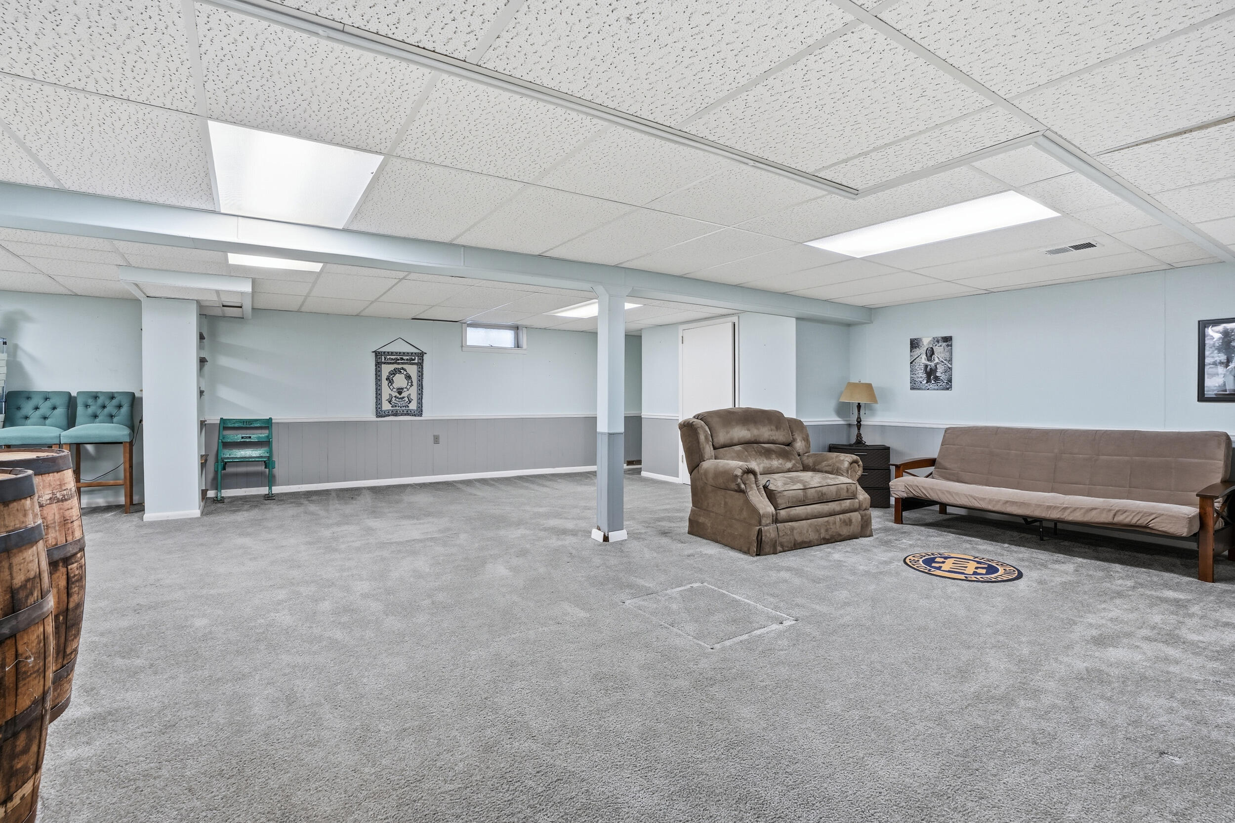 18 Timrick Drive Munster, IN 46321 - Photo 21 of 39 a living room with furniture a window and a fireplace