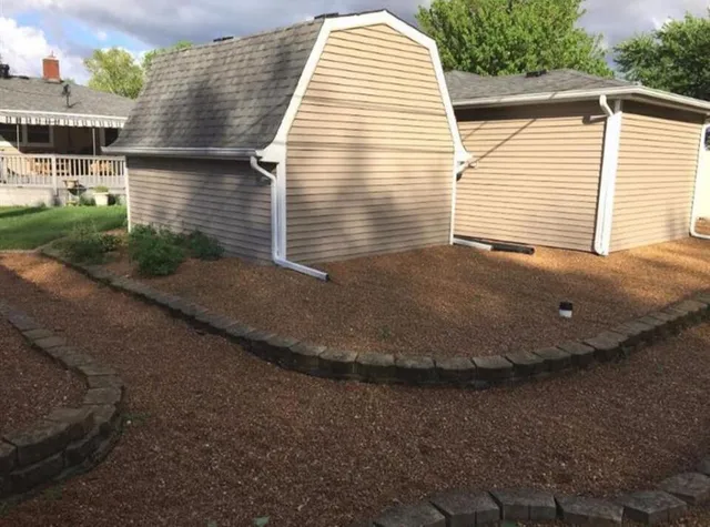 a view of a large windows