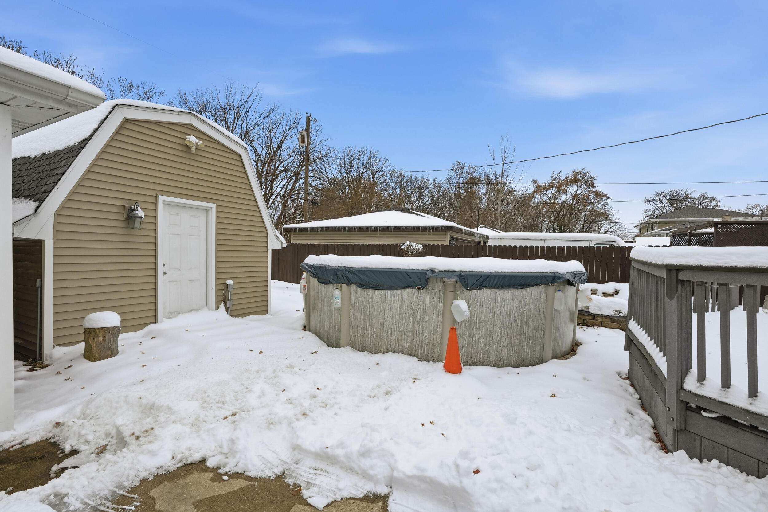 18 Timrick Drive Munster, IN 46321 - Photo 39 of 39 a view of a terrace with a bench