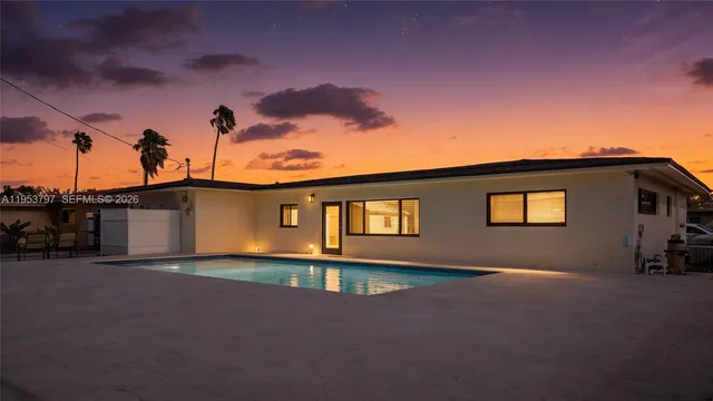 a view of a house with a garage
