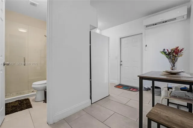 a bathroom with a toilet