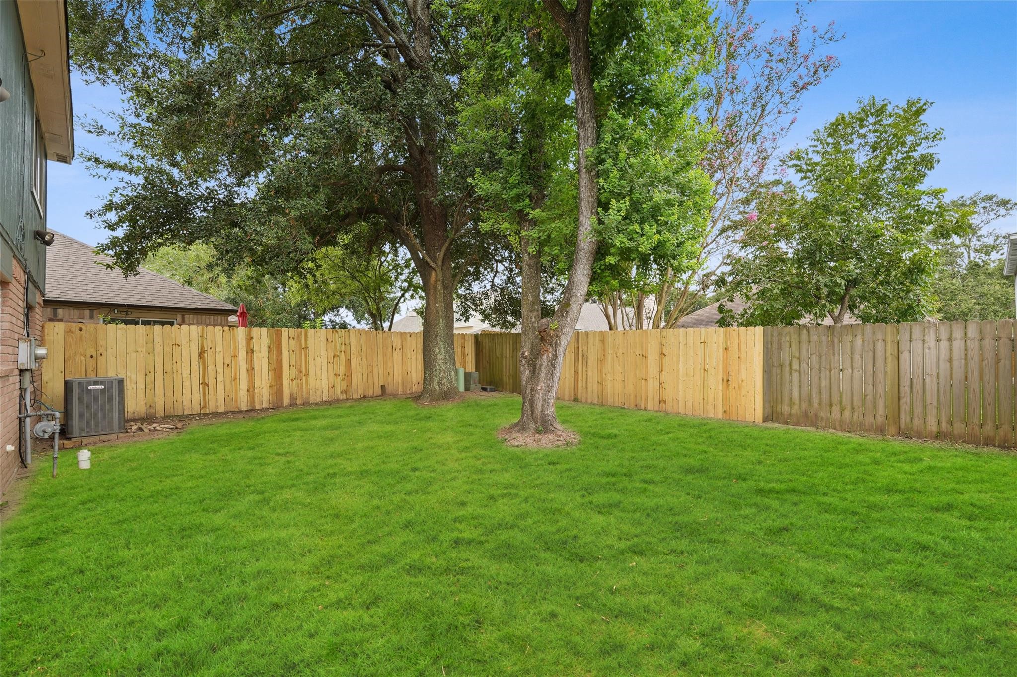 22911 Sherioaks Lane Spring, TX 77389 - Photo 25 of 26 a view of a yard with a large trees