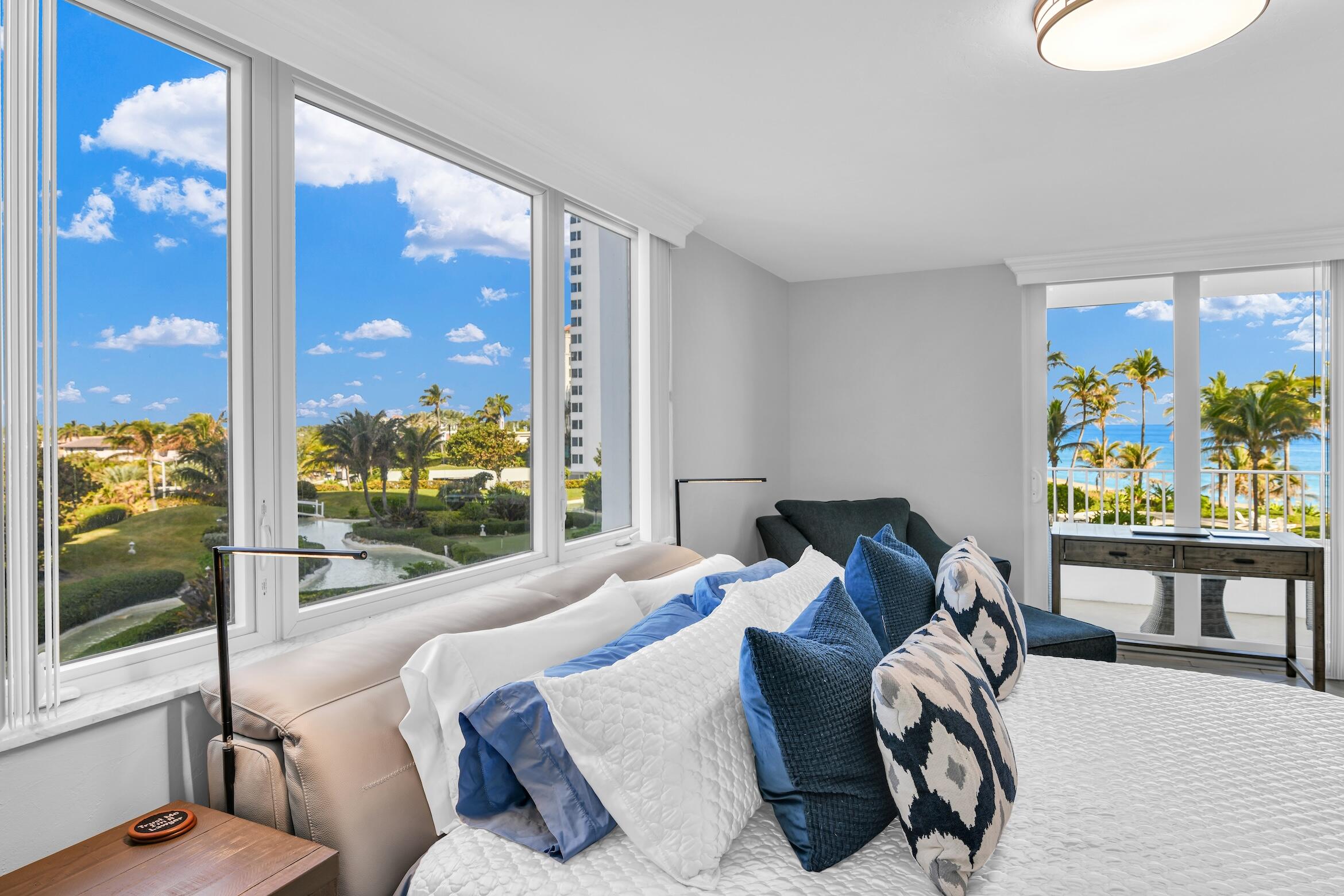 550 South Ocean Boulevard, Unit 407 Boca Raton, FL 33432 - Photo 17 of 47 View from primary bedroom