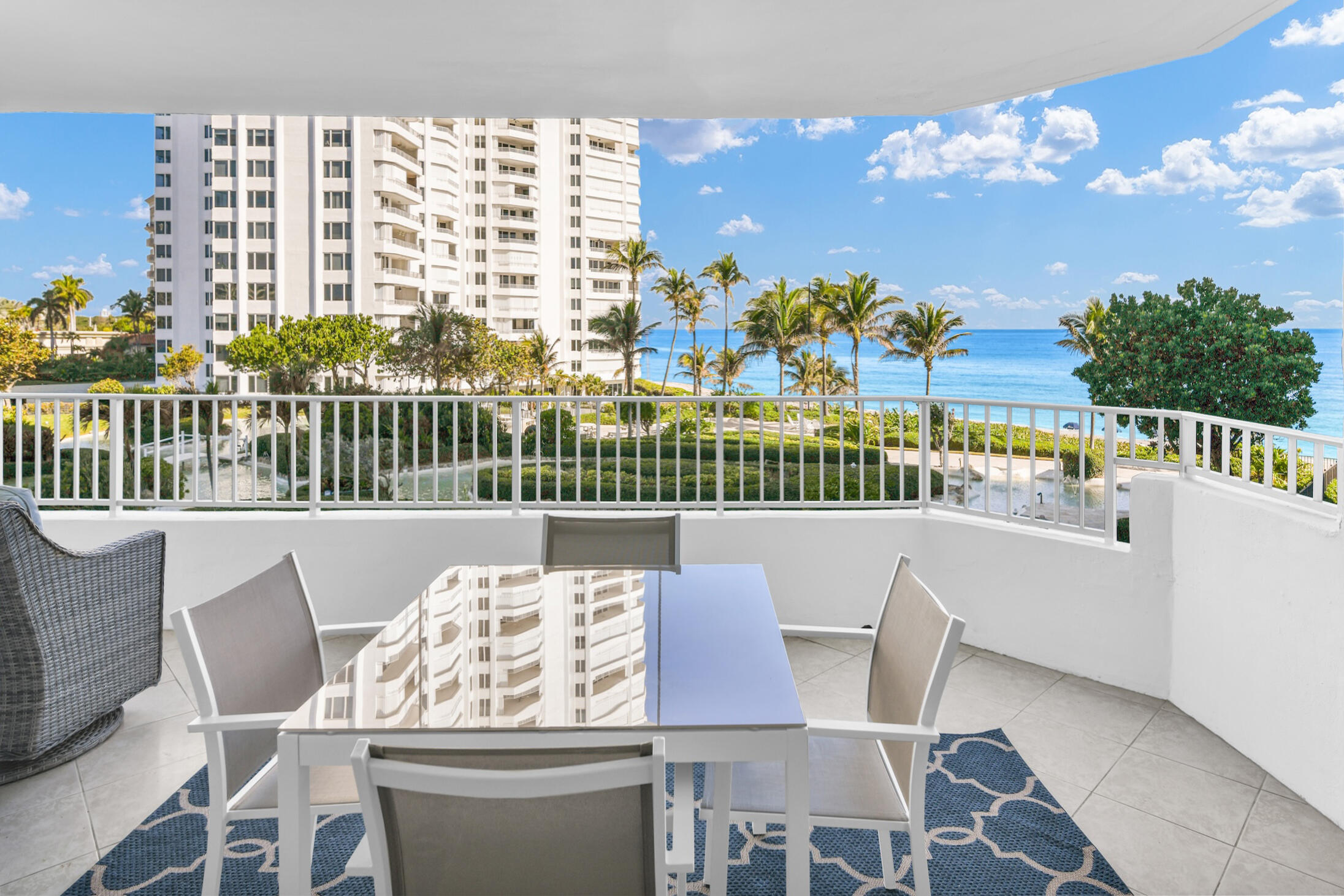 550 South Ocean Boulevard, Unit 407 Boca Raton, FL 33432 - Photo 8 of 47 View from balcony