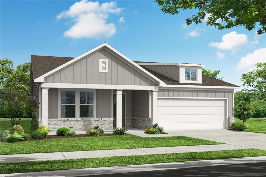 33 Brookside Way Cartersville, GA 30121 - Photo 1 of 1 a front view of a house with a yard and garage