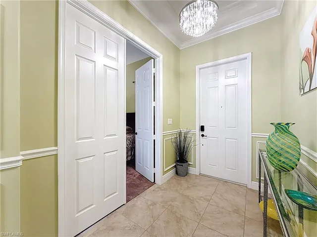 a view of a hallway with interior of the house