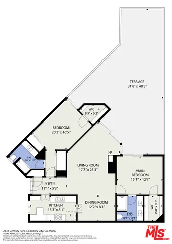 $1,095,000 | 2131 Century Park Lane, Unit 109, Los Angeles, CA 90067