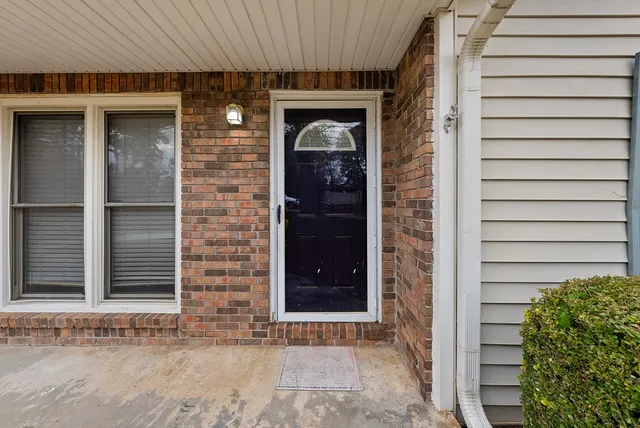 a view of entrance door of the house
